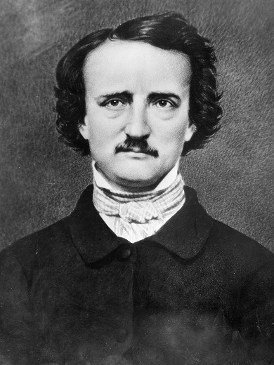 Författarporträtt av Poe, Edgar Allan