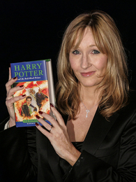 Poträttbild av J.K. Rowling